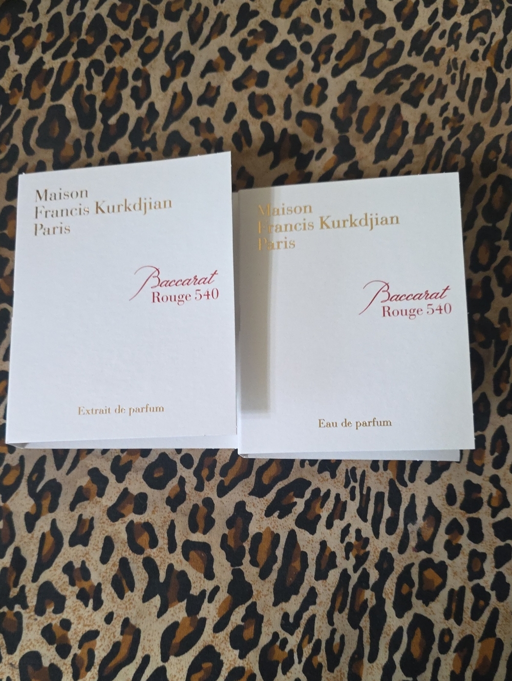 Maison Francis Kurkdjian Baccarat Rouge 540/extrait Duo